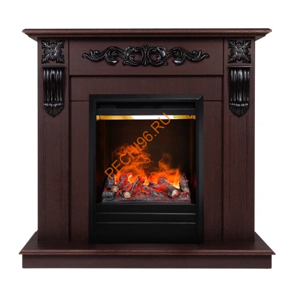 Электрокамин RealFlame Dominica STD/EUG WT/DN с очагом 3D Olympic