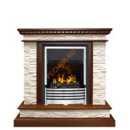 Электрокамин Dimplex Calgary с очагом Flagstaff дуб