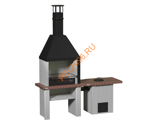 Объединённые печи 2 в 1 с печью-тандыром Кантри