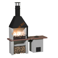 Объединённые печи 2 в 1 с печью-тандыром Кантри