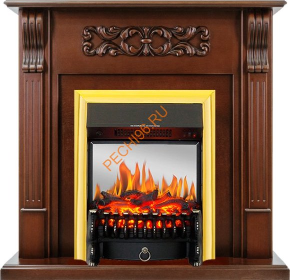 Электрокамин Royal Flame Venice махагон коричневый антик с очагом Fobos FX M