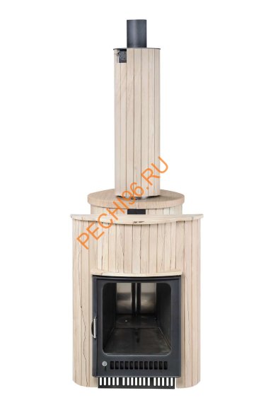 Печь банная Ферингер Малютка ПФ Окаменевшее дерево перенесённый рисунок