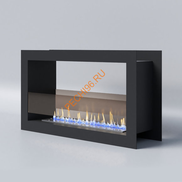 Биокамин Русский огонь Честер Сквозной 700 встраиваемый