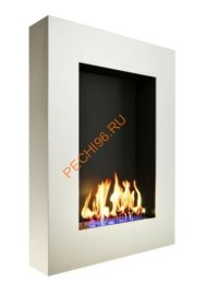 Биокамин Русский огонь Вертикаль 850V настенный, белый