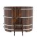 Купель для бани BentWood круглая из морёной лиственницы Премиум, D1,8 м
