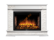 Электрокамин Electrolux EFP/P-3020LS с порталом Firelight Scala 30, сланец белый