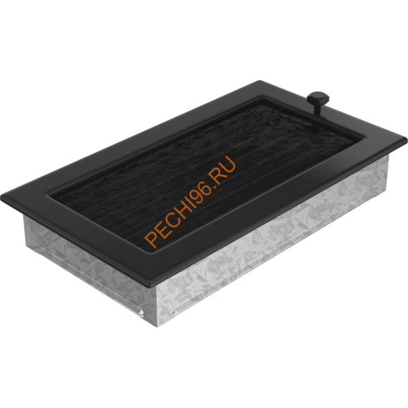 Вентиляционная решетка Kratki 30CX 170х300 мм черный