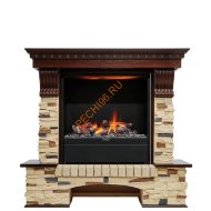 Электрокамин Dimplex Pierre Luxe с очагом Albany темный дуб/ сланец