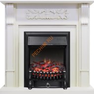 Электрокамин Royal Flame Venice фактурный белый с очагом Fobos FX
