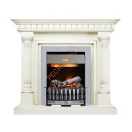 Электрокамин Dimplex Dallas с очагом Danville Chrome FB2 слоновая кость