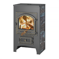 Печь-Камин Везувий ПК-01(205) с плитой, Амфиболит