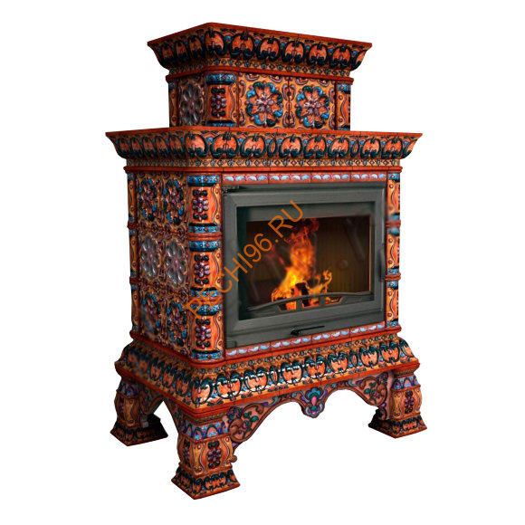 Печь-камин КимрПечь Кострома центральный двухъярусный Сентябрь Печь-камин КимрПечь Кострома центральный двухъярусный Сентябрь