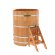 Купель для бани BentWood угловая из сращённой лиственницы, 1,03х1,03 м