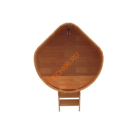 Купель для бани BentWood угловая из сращённой лиственницы, 1,03х1,03 м