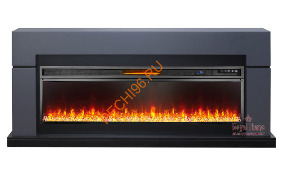 Портал Royal Flame Lindos Graphite Grey линейный под очаг Vision 60