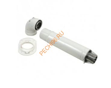 Комплект коаксиального дымохода Buderus DN 60/100 мм - 0,81 м