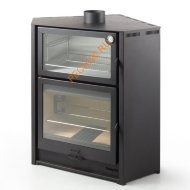 Стальная печь-камин Hergom Arce угловая