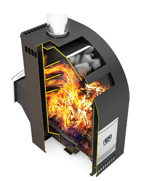 Печь банная Теплодар Лагуна 12 ТК Печь банная Теплодар Лагуна 12 ТК