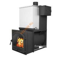 Печь банная Теплосталь Емельяныч с закрытой каменкой под обкладку, дверца 205