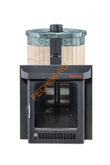 Печь банная Ферингер Оптима ПФ Окаменевшее дерево перенесённый рисунок+Змеевик