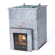 Печь банная ИзиСтим Домна 80К талькохлорит