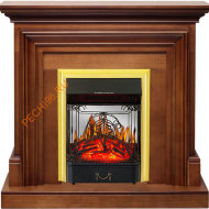 Электрокамин Royal Flame Bradford орех с очагом Majestic FX M