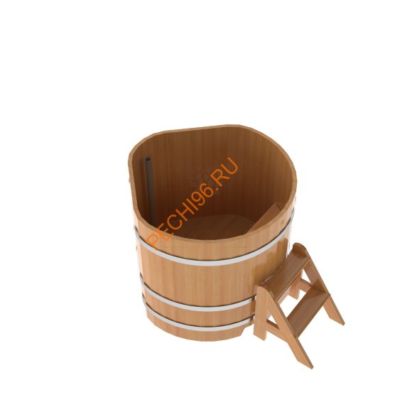 Купель для бани BentWood угловая из лиственницы Премиум, 1,03х1,03 м