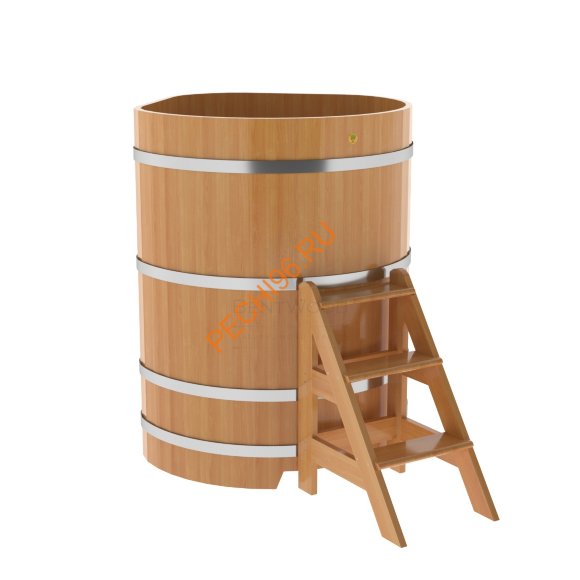 Купель для бани BentWood угловая из лиственницы Премиум, 1,03х1,03 м