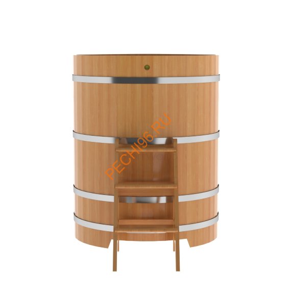 Купель для бани BentWood угловая из лиственницы Премиум, 1,03х1,03 м