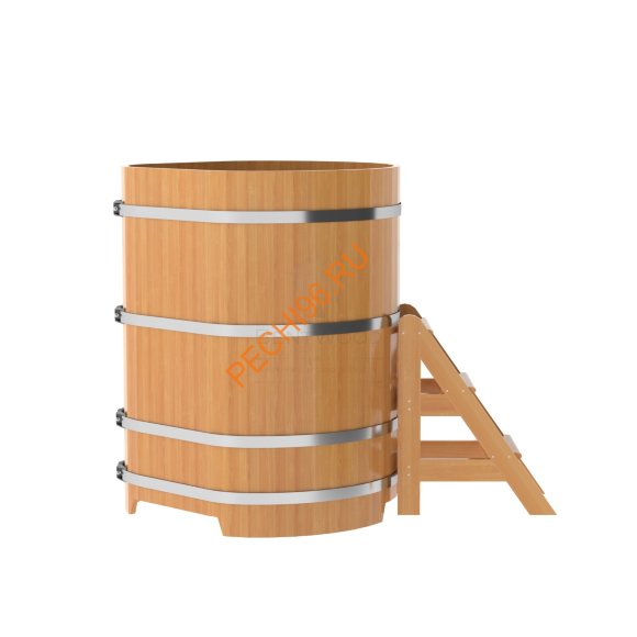 Купель для бани BentWood угловая из лиственницы Премиум, 1,03х1,03 м