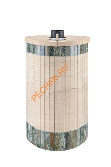 Печь банная Ферингер Малютка ПФ Окаменевшее дерево перенесённый рисунок+Жадеит