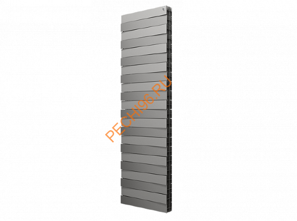Радиатор биметаллический Royal Thermo PianoForte Tower Silver Satin 22с