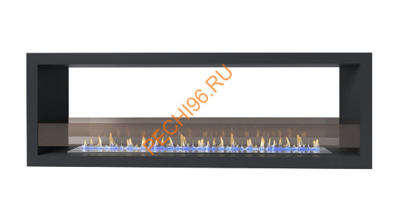 Биокамин Русский огонь Честер Сквозной 1500 встраиваемый