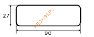 Полок ТермоОльха Экстра, 25х90х1500 мм, шт