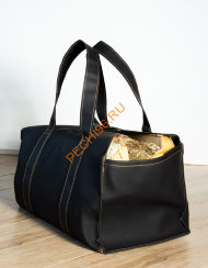 Дровница-сумка Fire&Wood Ottawa, экокожа черная