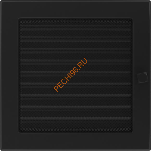 Вентиляционная решетка Kratki 22CX 220х220 мм черный