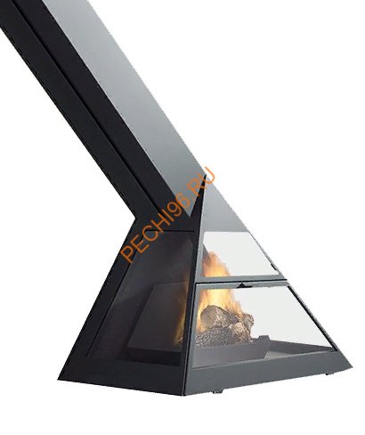 Камин Traforart ADMETO FRONTAL с наклонной трубой