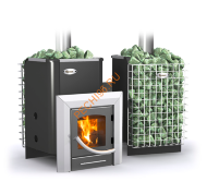 Печь банная Ермак 16-ПС с сеткой