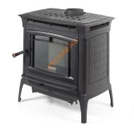 Чугунная печь-камин Hergom Manchester, черная