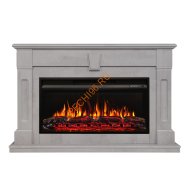 Электрокамин RealFlame KELLIE Бетон светлый с очагом PREMIER-S 36 Электрокамин RealFlame KELLIE Бетон светлый с очагом PREMIER-S 36