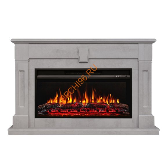 Электрокамин RealFlame KELLIE Бетон светлый с очагом PREMIER-S 36 Электрокамин RealFlame KELLIE Бетон светлый с очагом PREMIER-S 36