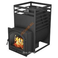 Печь банная Теплосталь Хоттабыч v3 под обкладку дверца 205