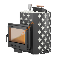 Печь банная ЭТНА 24 ЗК Панорама М