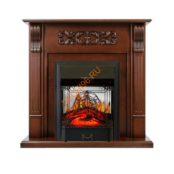 Электрокамин Royal Flame Venice махагон коричневый антик с очагом Majestic FX M