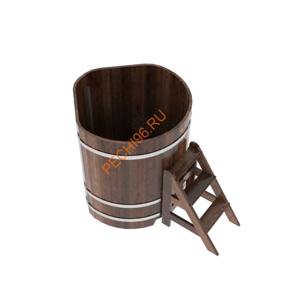 Купель для бани BentWood угловая из морёной лиственницы Премиум, 1,03х1,03 м