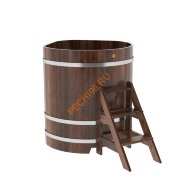 Купель для бани BentWood угловая из морёной лиственницы Премиум, 1,03х1,03 м