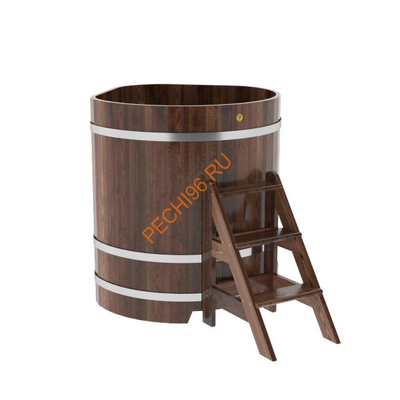 Купель для бани BentWood угловая из морёной лиственницы Премиум, 1,03х1,03 м