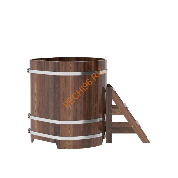 Купель для бани BentWood угловая из морёной лиственницы Премиум, 1,03х1,03 м