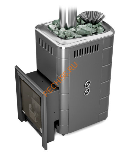 Печь банная ТМФ Таймыр 2017 Inox БСЭ ЗК ТО антрацит