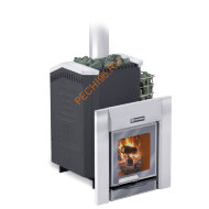 Печь банная Ермак Премиум 16 нержавеющая сталь с каменкой-сеткой